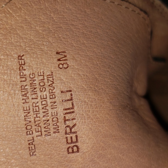 Antonio Melani Bertlli Moto Combat leopard Boots size 8 NWOT - Picture 8 of 8